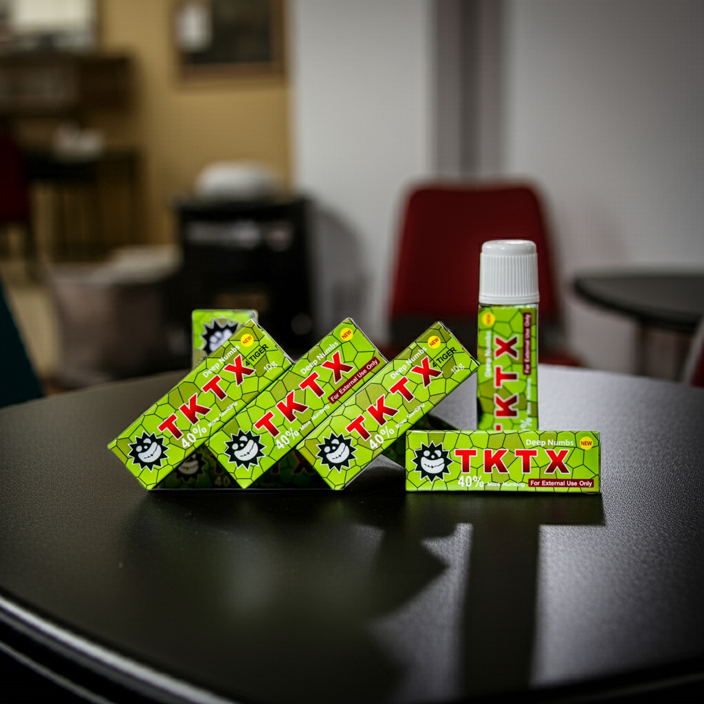 1 Cremă anestezică TKTX Tattoo verde 10g 8% lidocaină